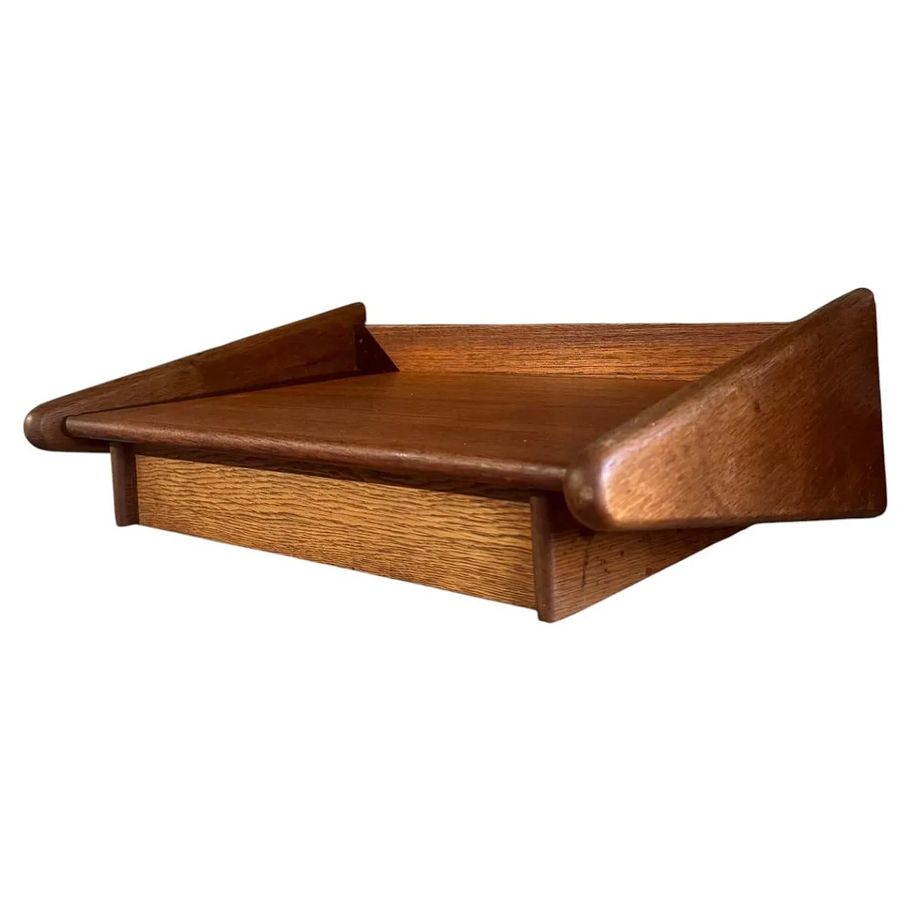 Mid-Century teak shelf with drawer, 1960s 1