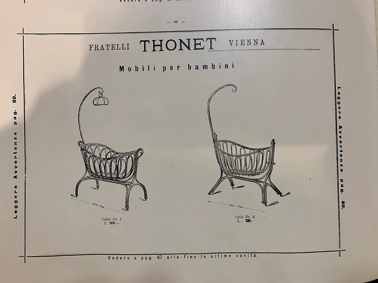 Culla a dondolo nr. 2 di Michael Thonet per Thonet, 1891 2