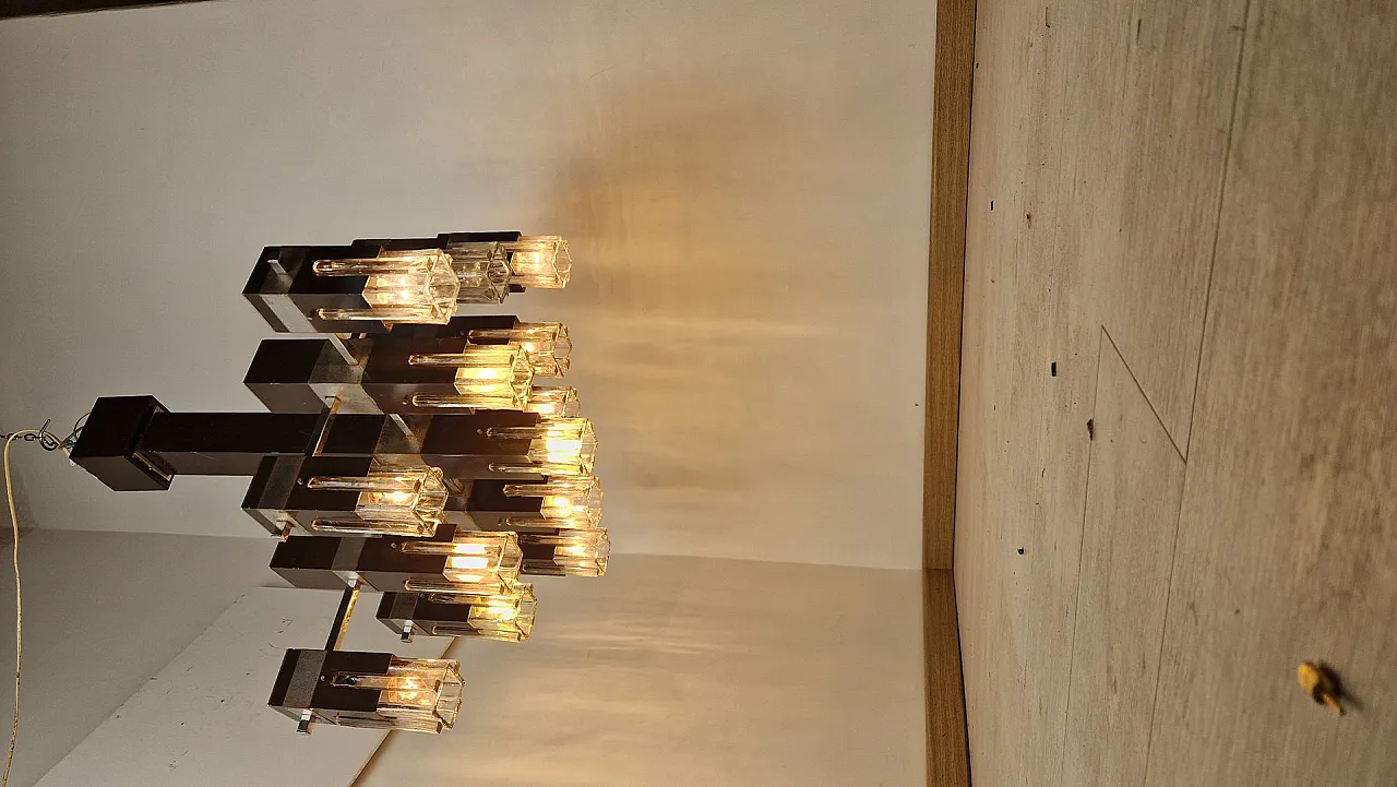Cubick chandelier by Gaetano Sciolari for Sciolari, 1960s 19