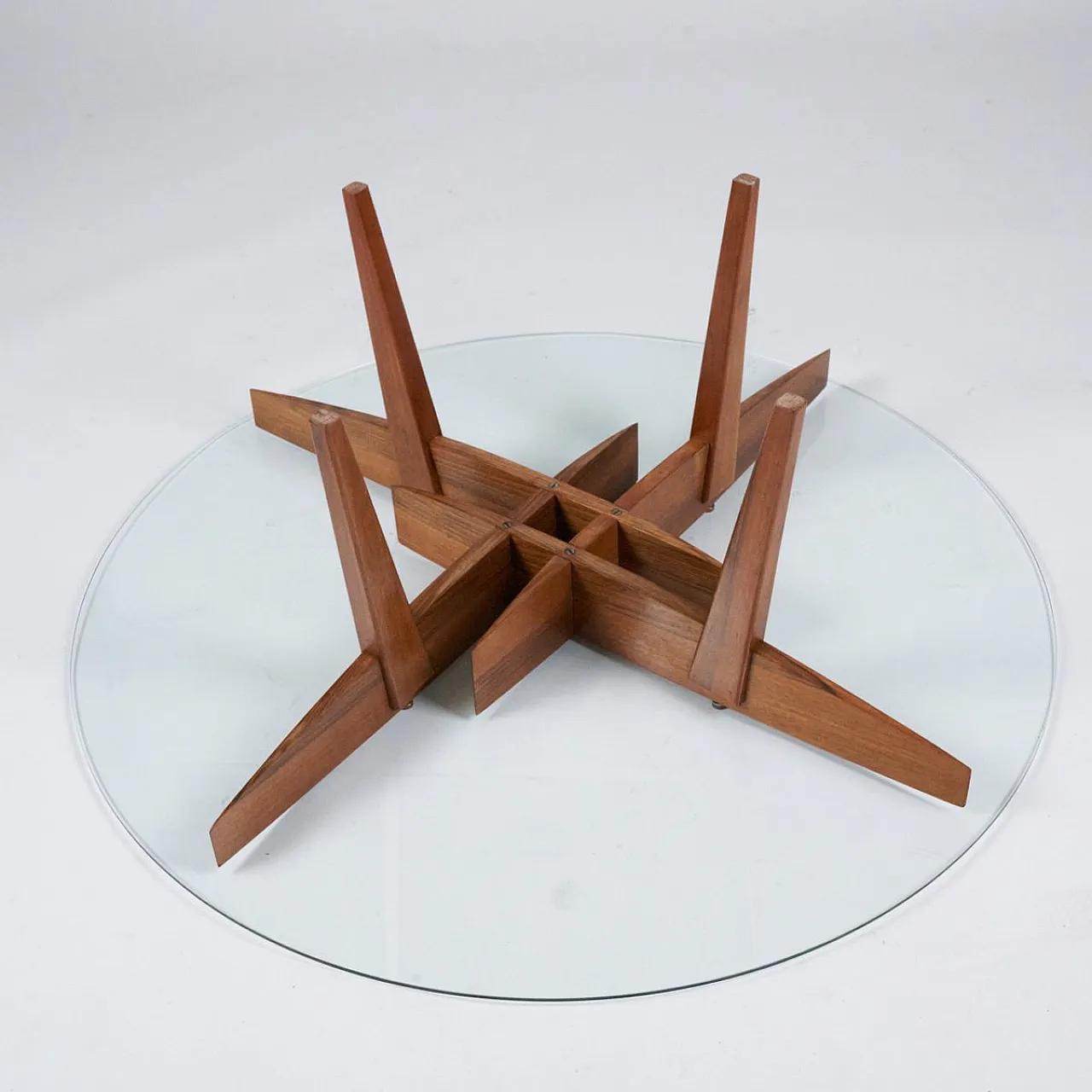 Geometric coffee table by Gio Ponti for Giordano Chiesa, 1950s 3