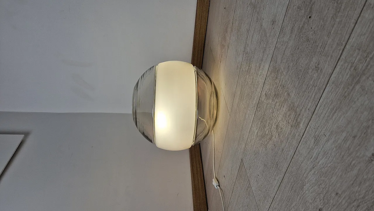Flower holder model table lamp by Carlo Nason for Mazzega, 1970s 9