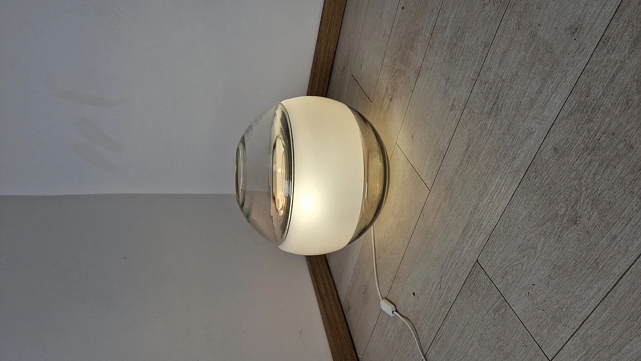 Flower holder model table lamp by Carlo Nason for Mazzega, 1970s 11