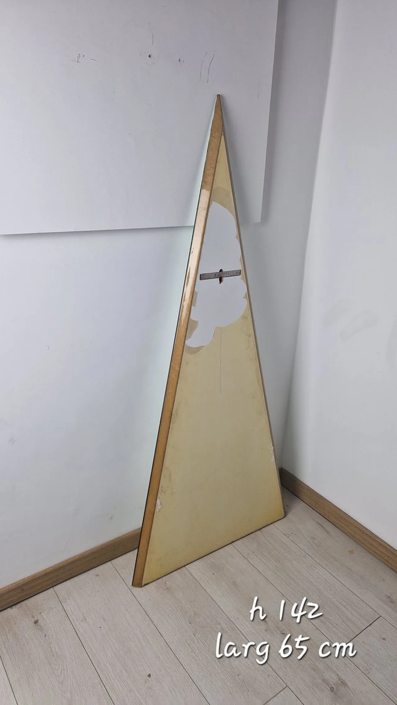 Specchio in vetro smussato stile Nanda Vigo per Acerbis, anni '70 9