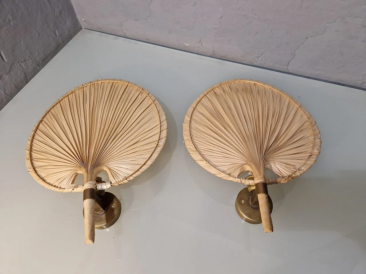 6 Fan wall lights in the style of Ingo Maurer, 1970s 7