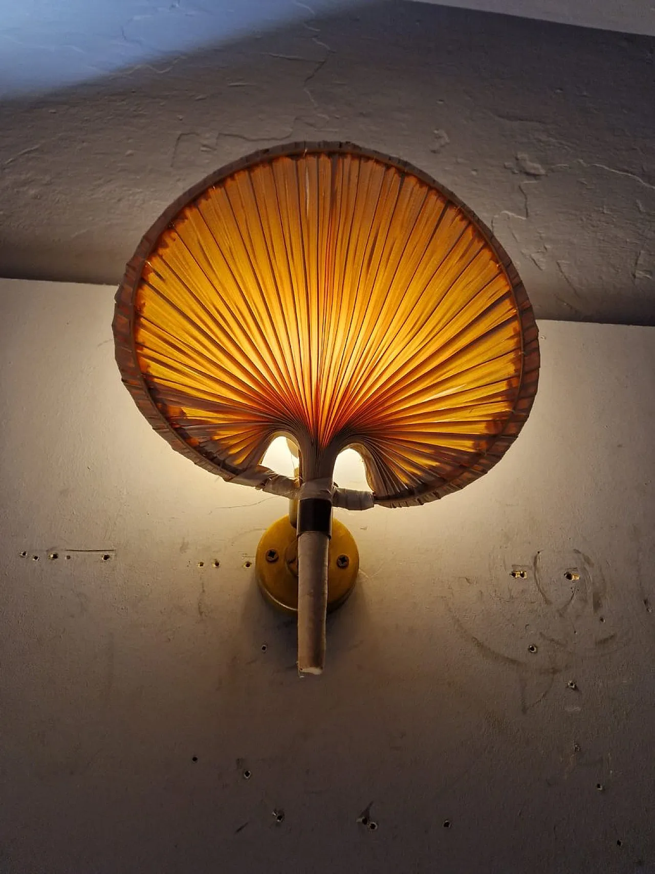 6 Fan wall lights in the style of Ingo Maurer, 1970s 10