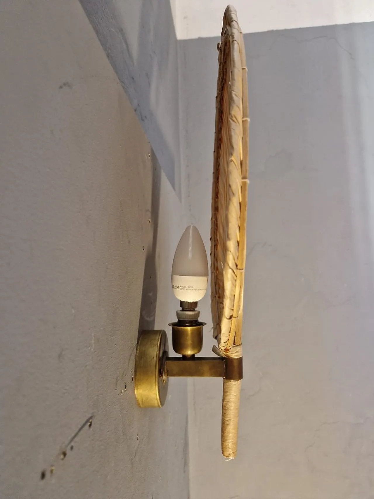 6 Fan wall lights in the style of Ingo Maurer, 1970s 12