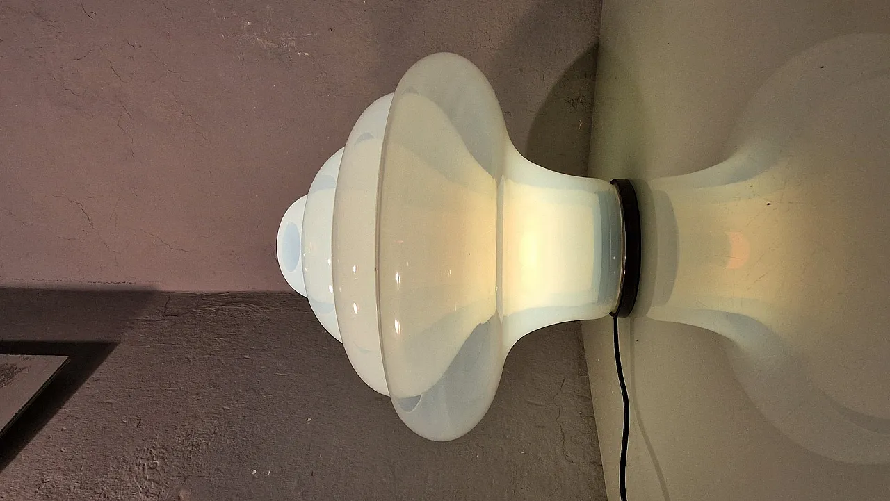 Lotus lamp in Murano Glass by Carlo Nason for Mazzega, 1980s 1