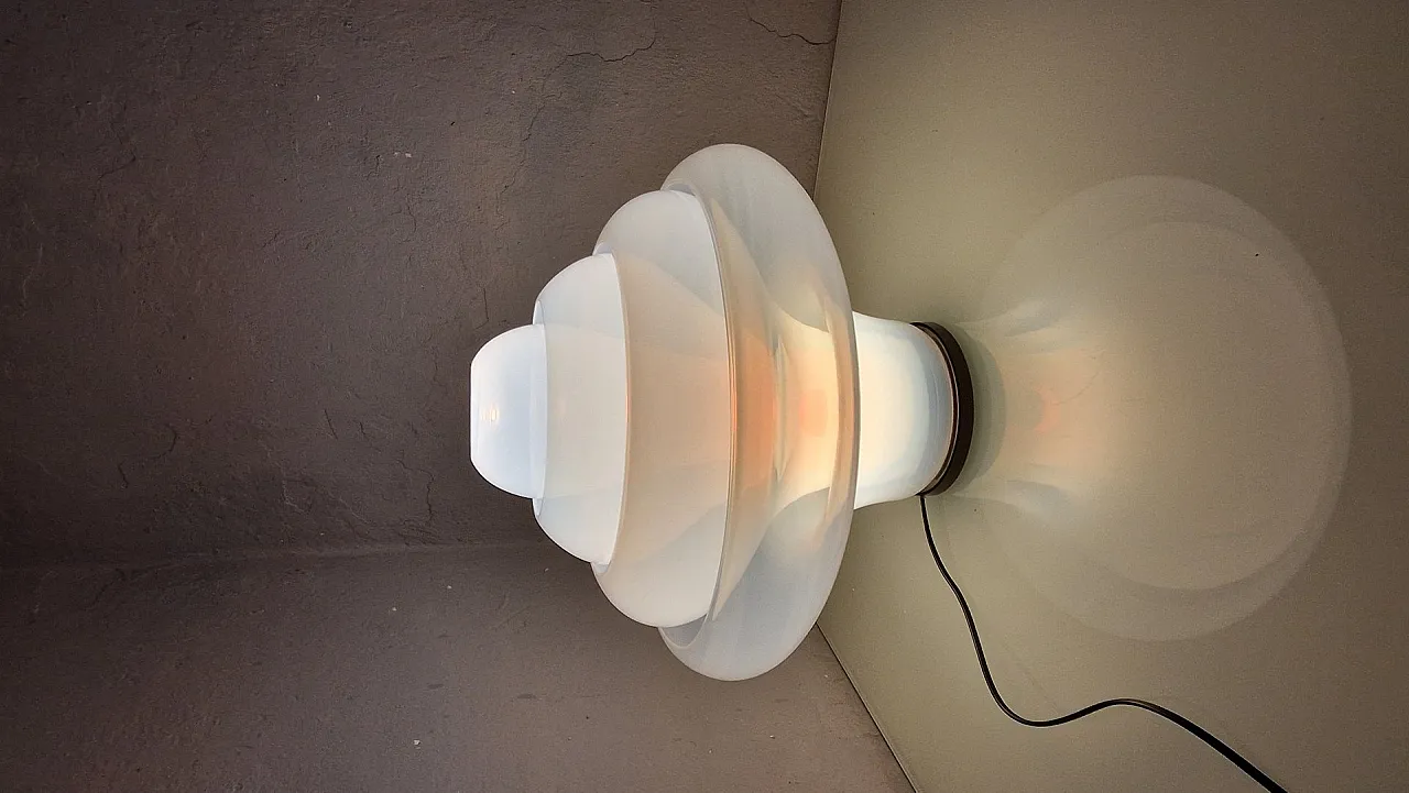 Lotus lamp in Murano Glass by Carlo Nason for Mazzega, 1980s 2