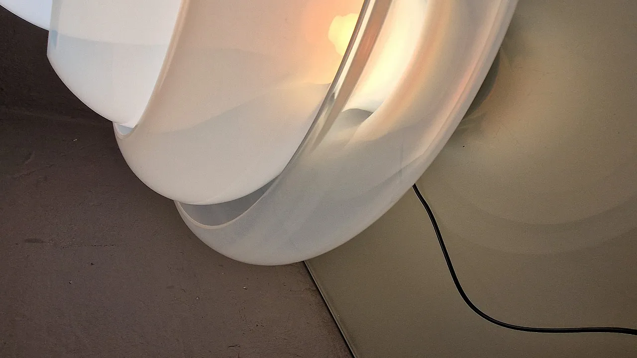 Lotus lamp in Murano Glass by Carlo Nason for Mazzega, 1980s 3
