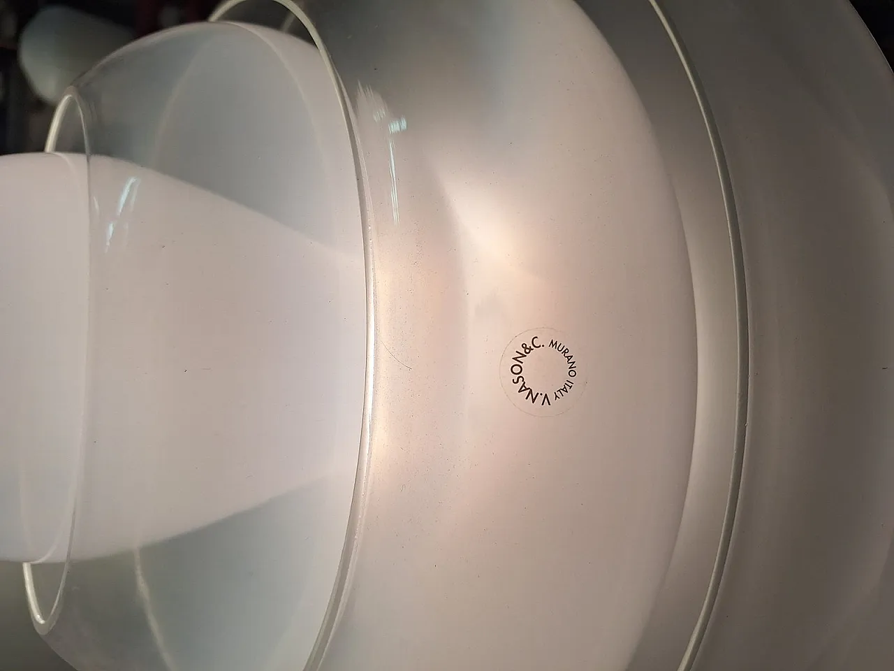 Lotus lamp in Murano Glass by Carlo Nason for Mazzega, 1980s 11