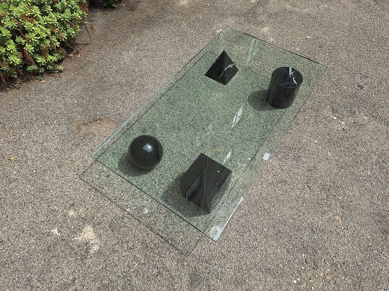 Metafora table by Massimo and Lella Vignelli for Casigliani, 1980s 5