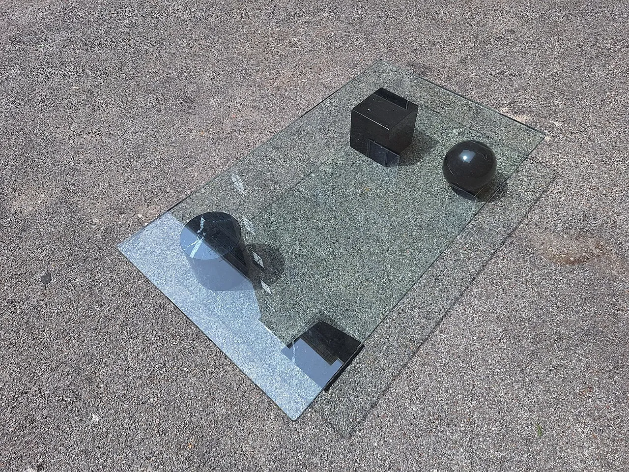 Metafora table by Massimo and Lella Vignelli for Casigliani, 1980s 6