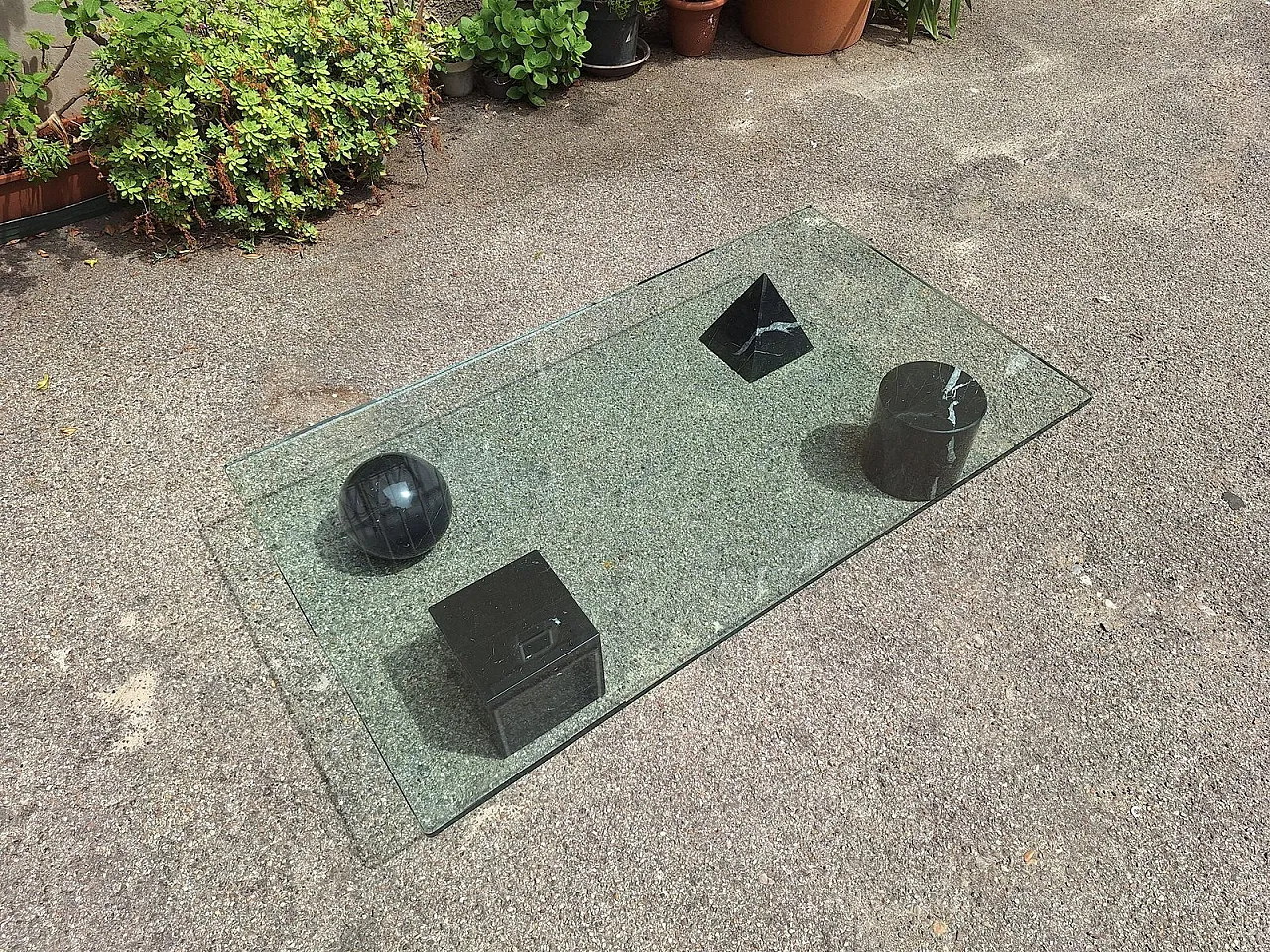 Metafora table by Massimo and Lella Vignelli for Casigliani, 1980s 10