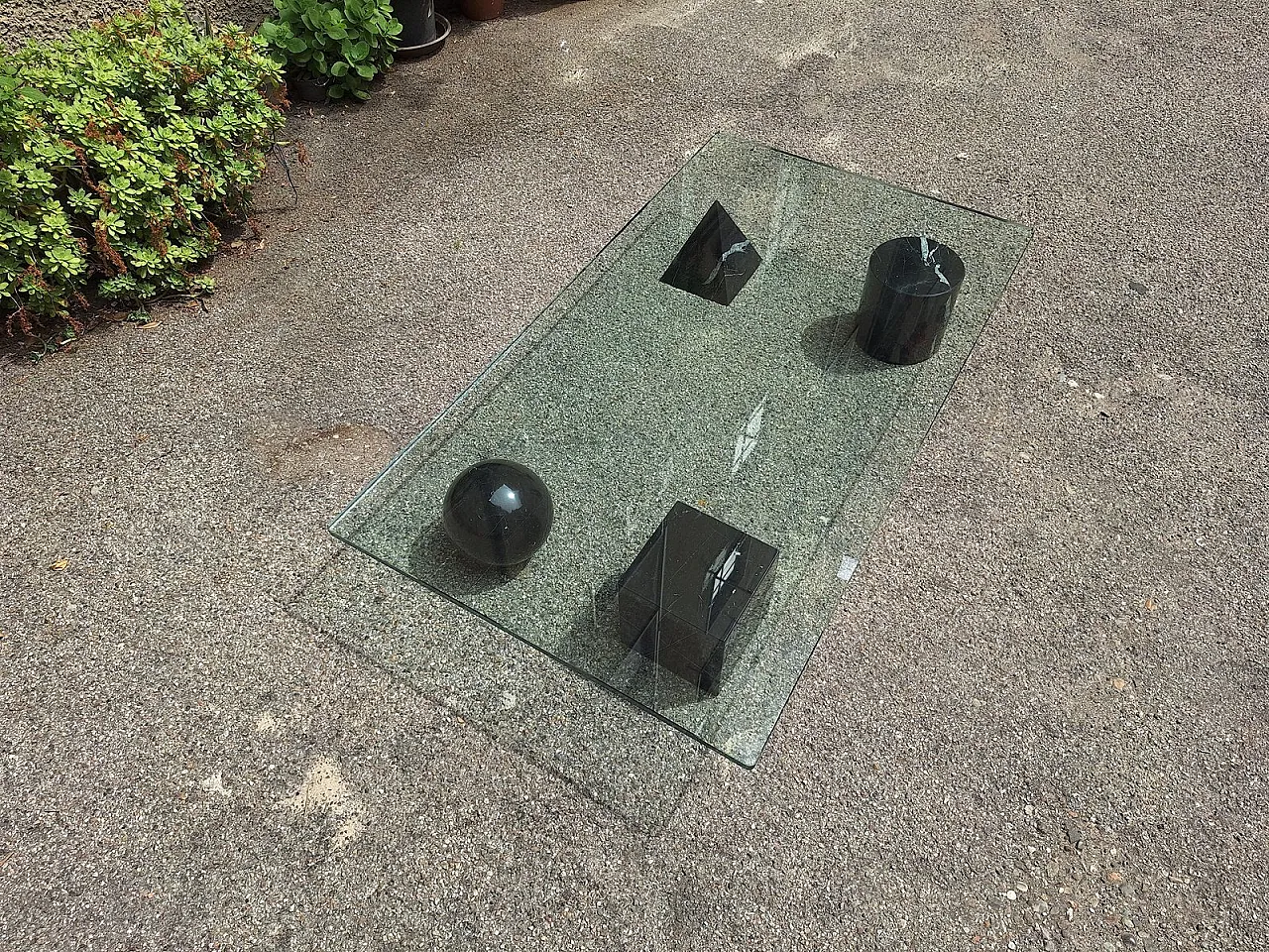 Metafora table by Massimo and Lella Vignelli for Casigliani, 1980s 11