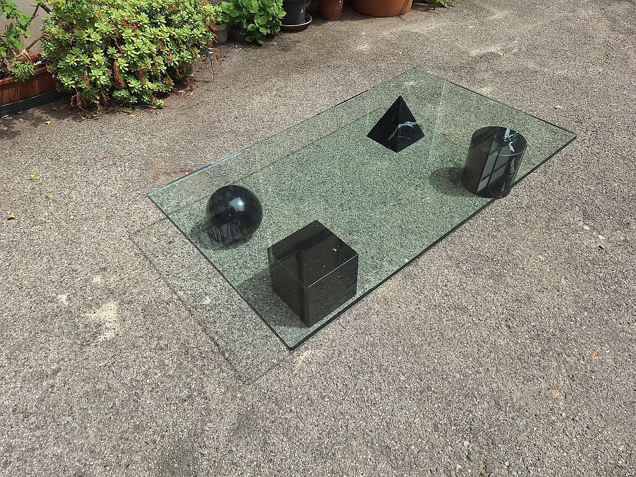 Metafora table by Massimo and Lella Vignelli for Casigliani, 1980s 12