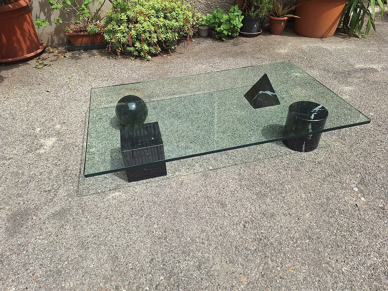 Metafora table by Massimo and Lella Vignelli for Casigliani, 1980s 13