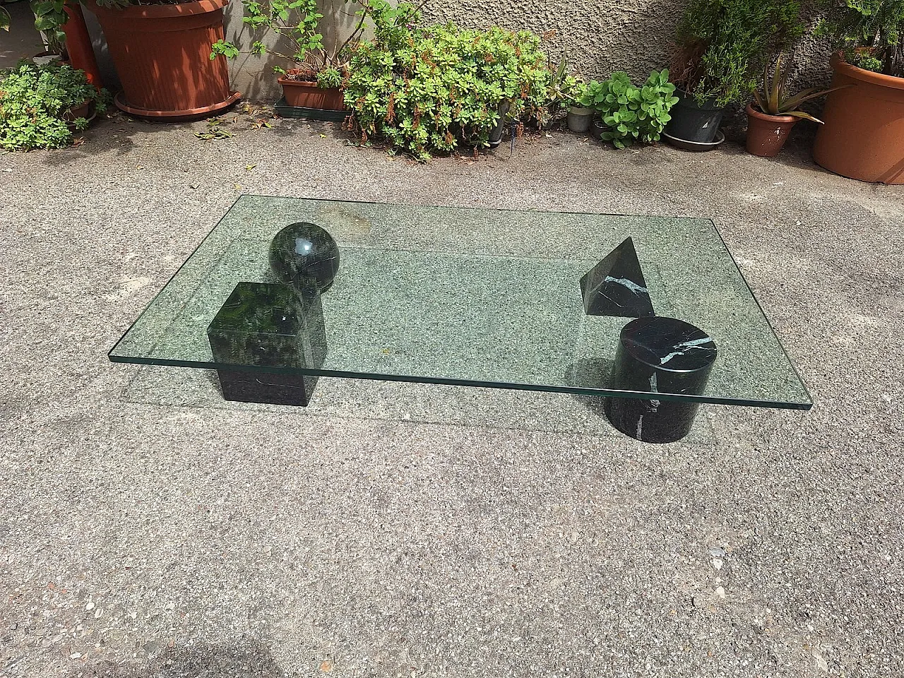 Metafora table by Massimo and Lella Vignelli for Casigliani, 1980s 16