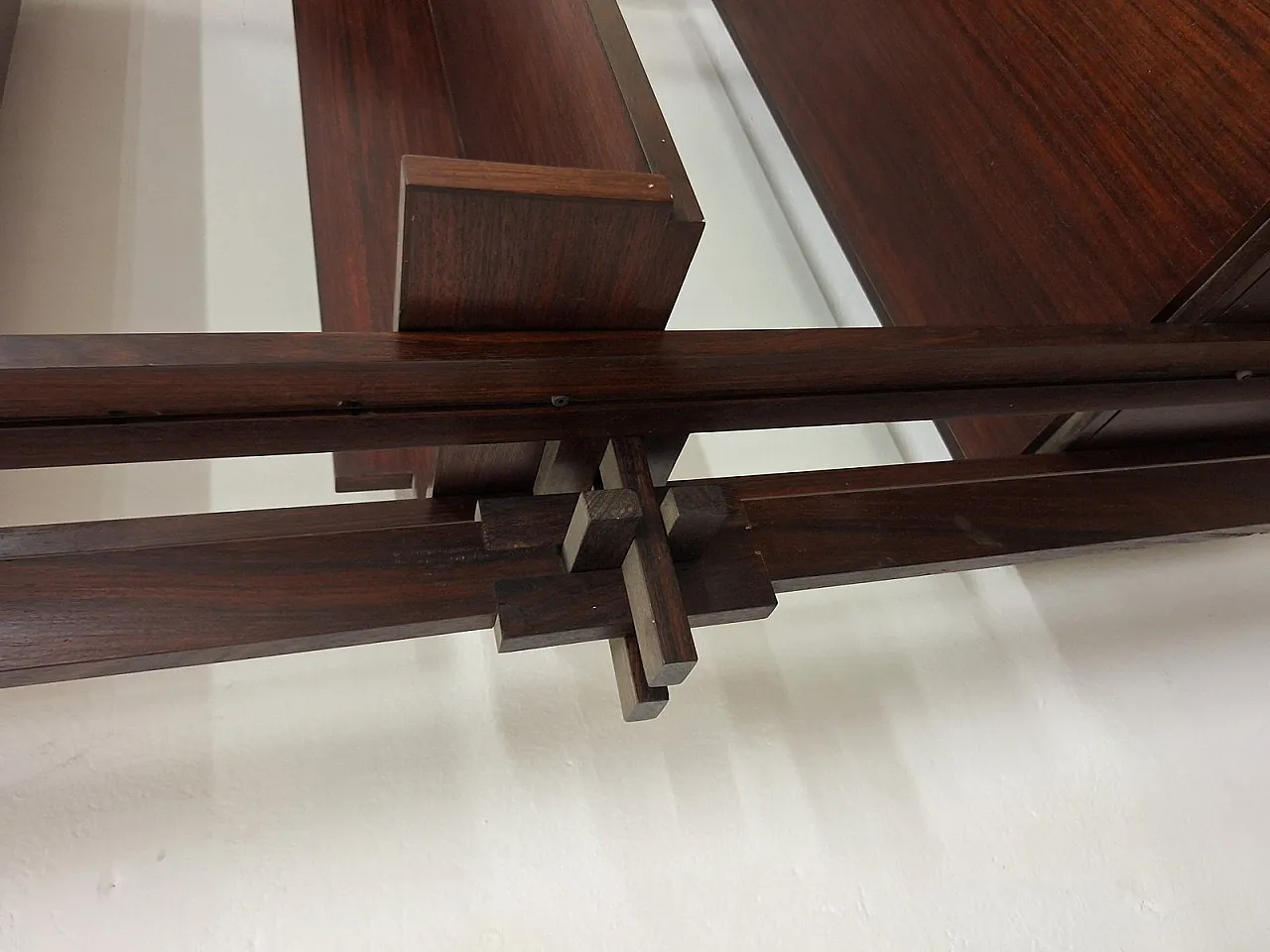 Pair of bookshop shelves by Marco Comolli for Mobilia, 1950s 5