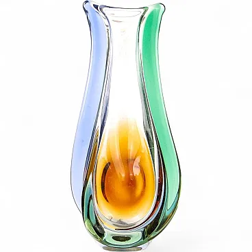 Vaso di Hanna Machanovska per la vetreria Mstisov, Cecoslovacchia, 1960.