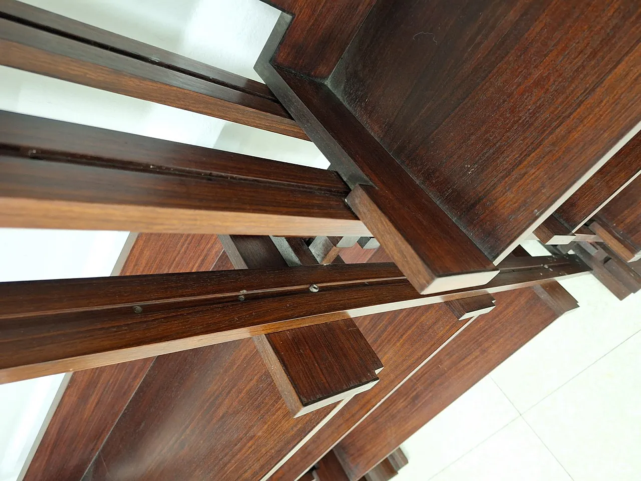 Pair of bookshop shelves by Marco Comolli for Mobilia, 1950s 24