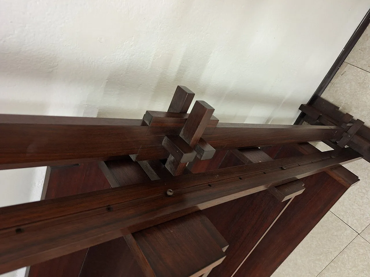 Pair of bookshop shelves by Marco Comolli for Mobilia, 1950s 27