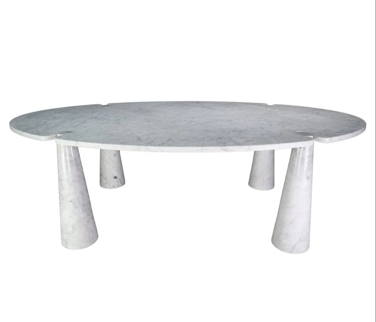 Carrara marble Eros table by Angelo Mangiarotti for Skipper, 1990s 3