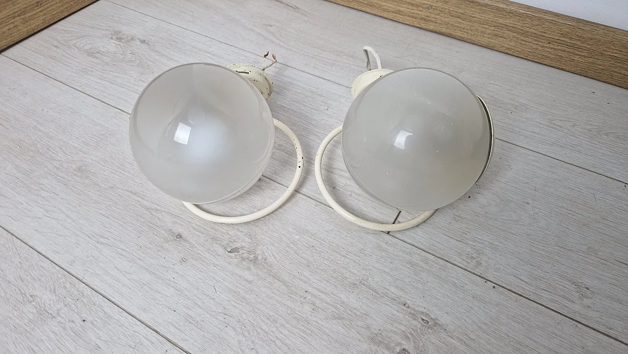 Pair of Model 283/1 wall lamps by Gino Sarfatti for Arteluce, 1960s 2