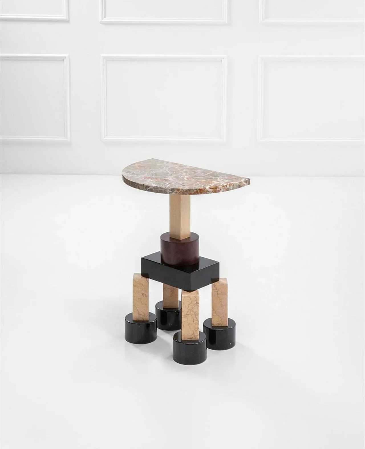 Console Demistella in marble by Ettore Sottesass for Up & Up, 1980s 1