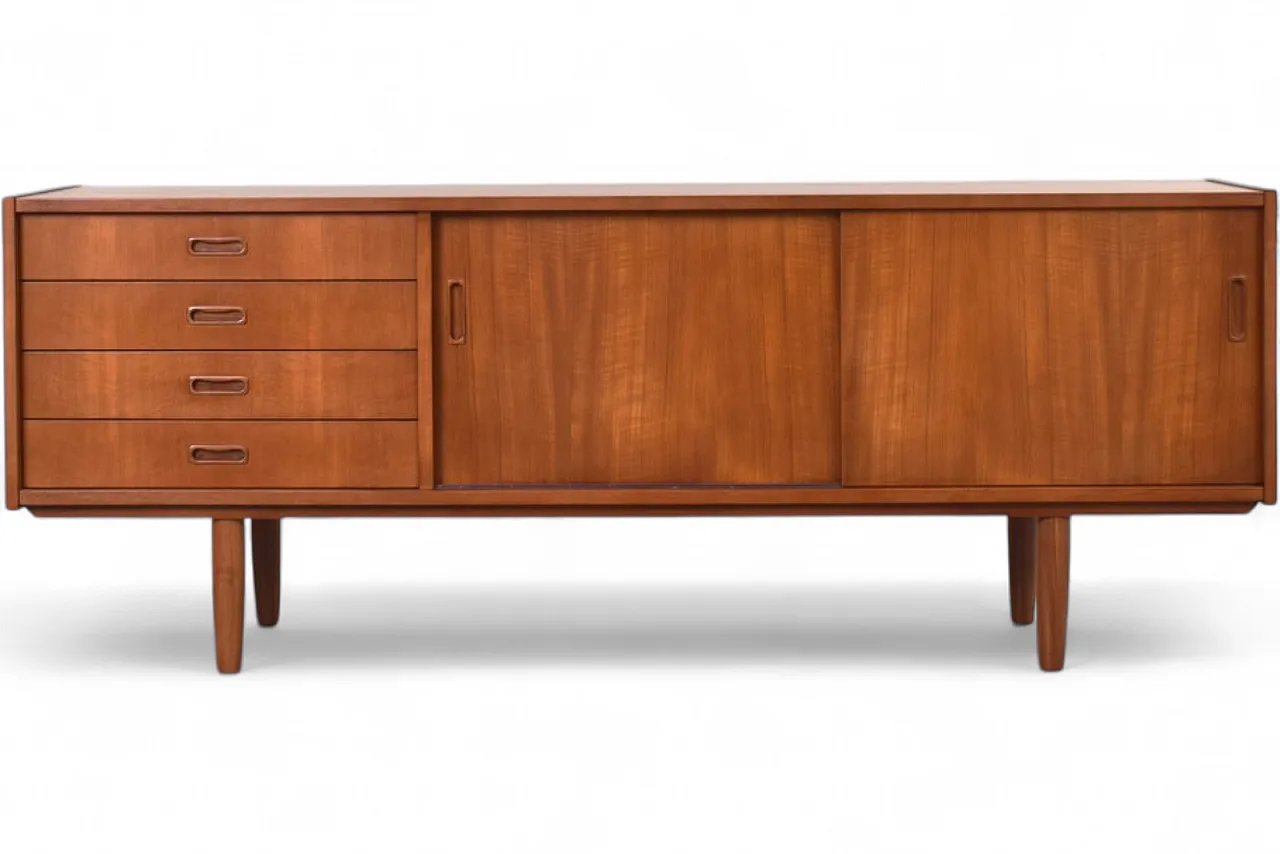 Mid-Century Danish Teak Sideboard, 1960s. 16