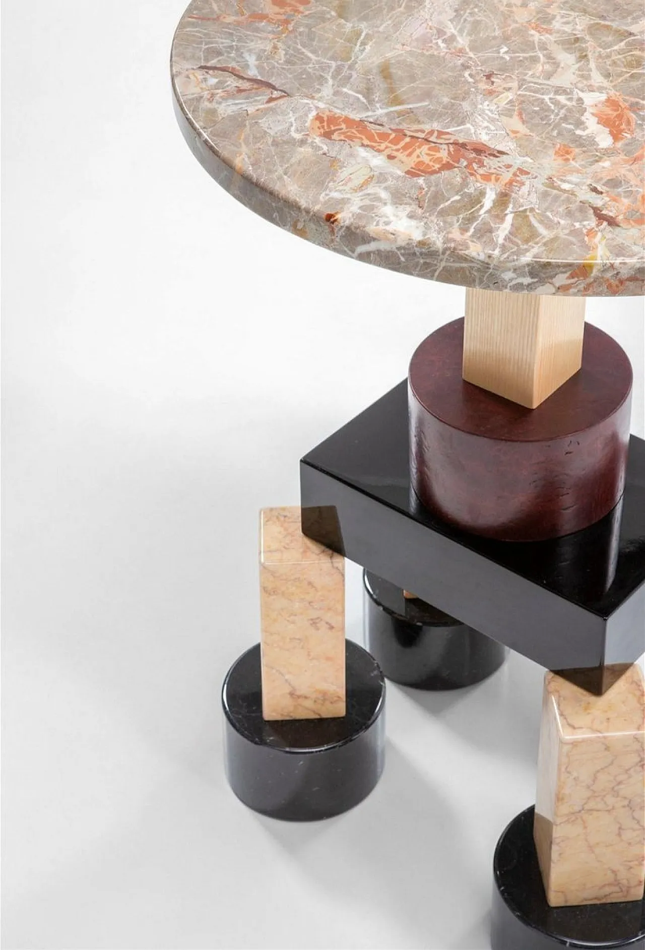 Console Demistella in marble by Ettore Sottesass for Up & Up, 1980s 2
