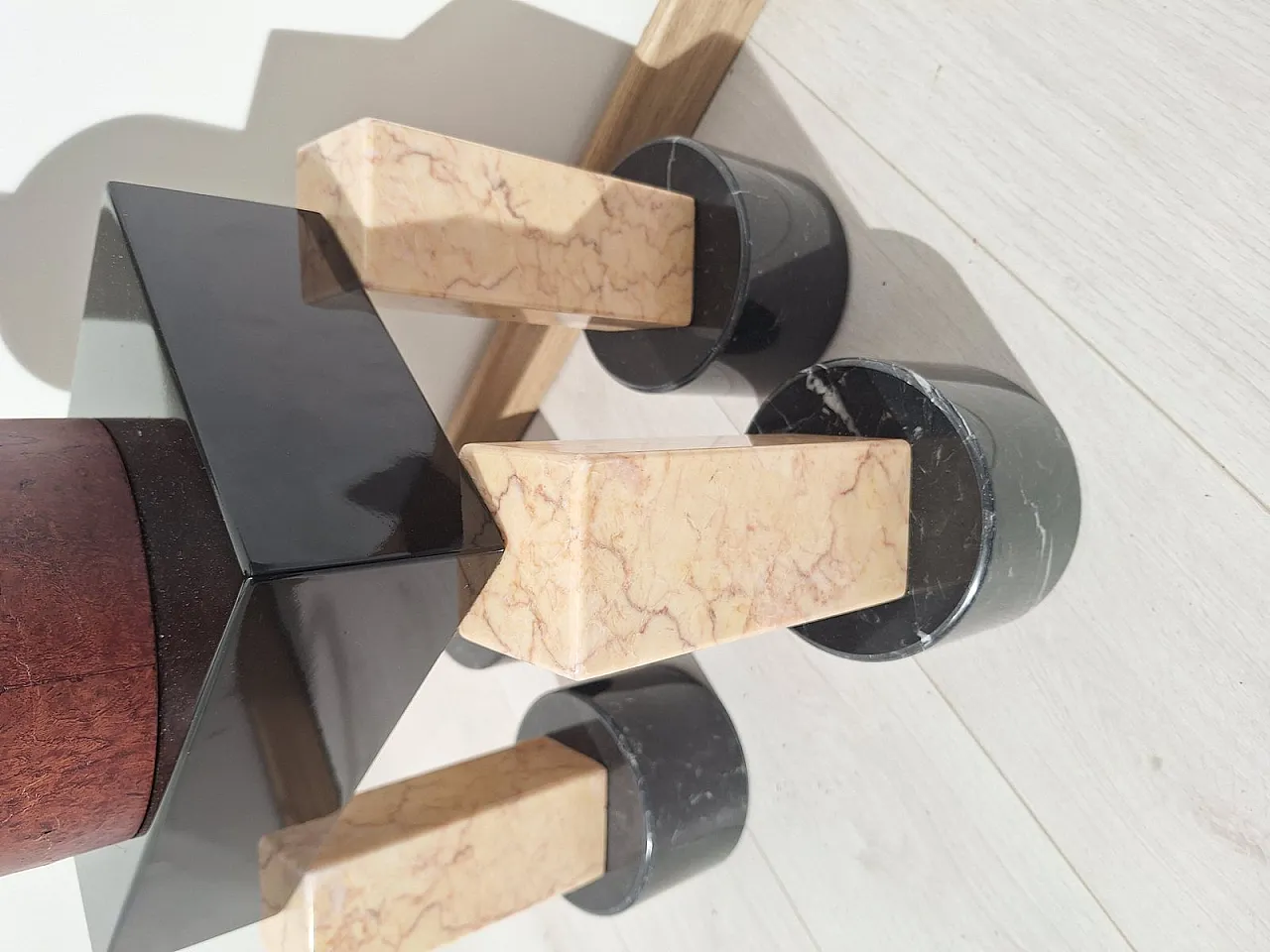Console Demistella in marble by Ettore Sottesass for Up & Up, 1980s 7