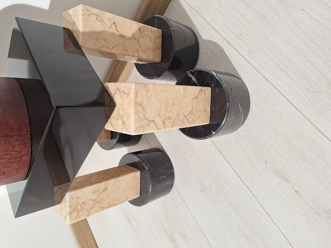 Console Demistella in marble by Ettore Sottesass for Up & Up, 1980s 8