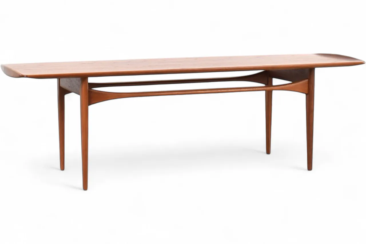 Tavolino da caffè in teak disegnato da Tove ed Edvard Kindt-Larsen per France & Son 16