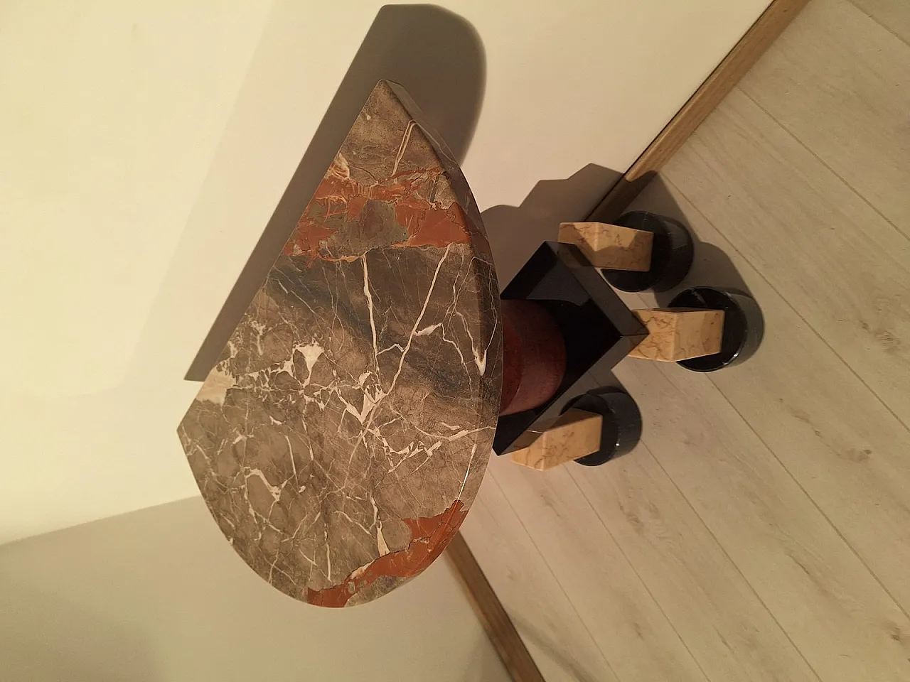 Console Demistella in marble by Ettore Sottesass for Up & Up, 1980s 17