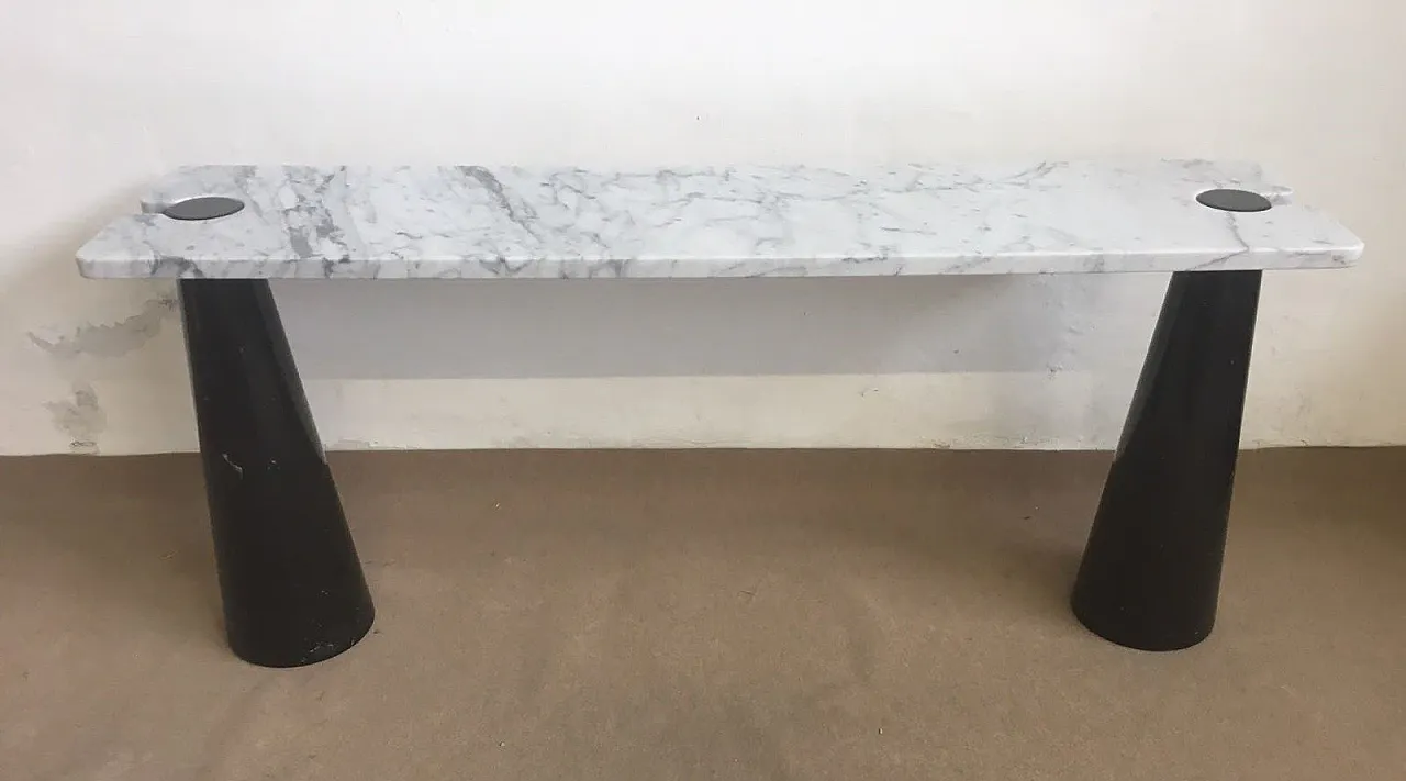 Marble Eros console by Angelo Mangiarotti for Skipper, 1990s 1