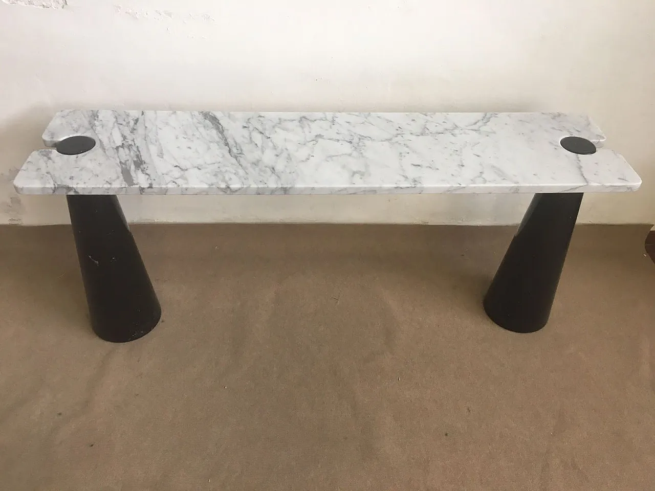 Marble Eros console by Angelo Mangiarotti for Skipper, 1990s 2