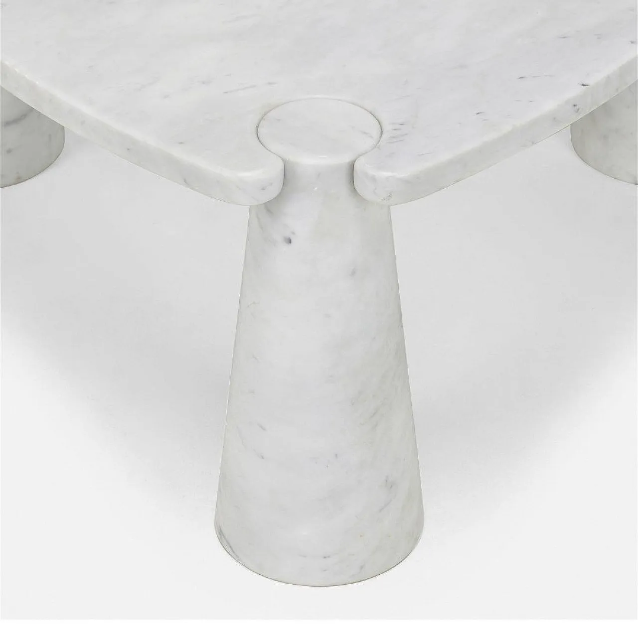 Carrara marble Eros table by Angelo Mangiarotti for Skipper, 1990s 3