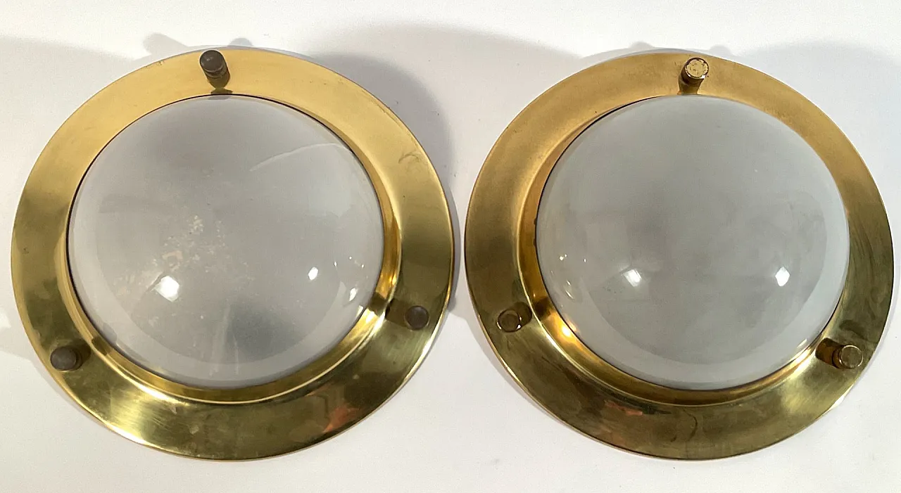 Pair of LSP6 Tommy lights by Luigi Caccia Dominioni for Azucena, 1950s 1