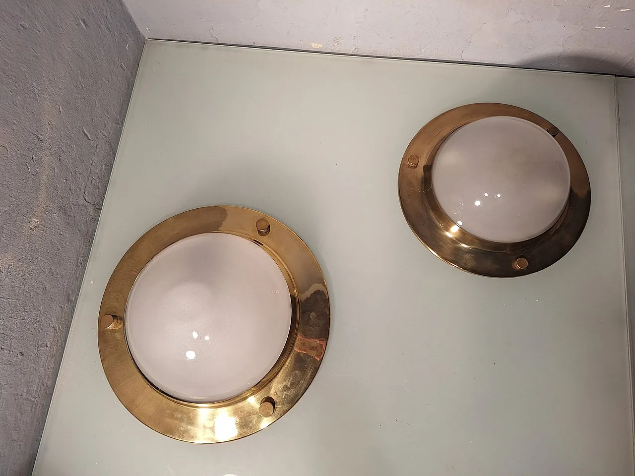 Pair of LSP6 Tommy lights by Luigi Caccia Dominioni for Azucena, 1950s 2