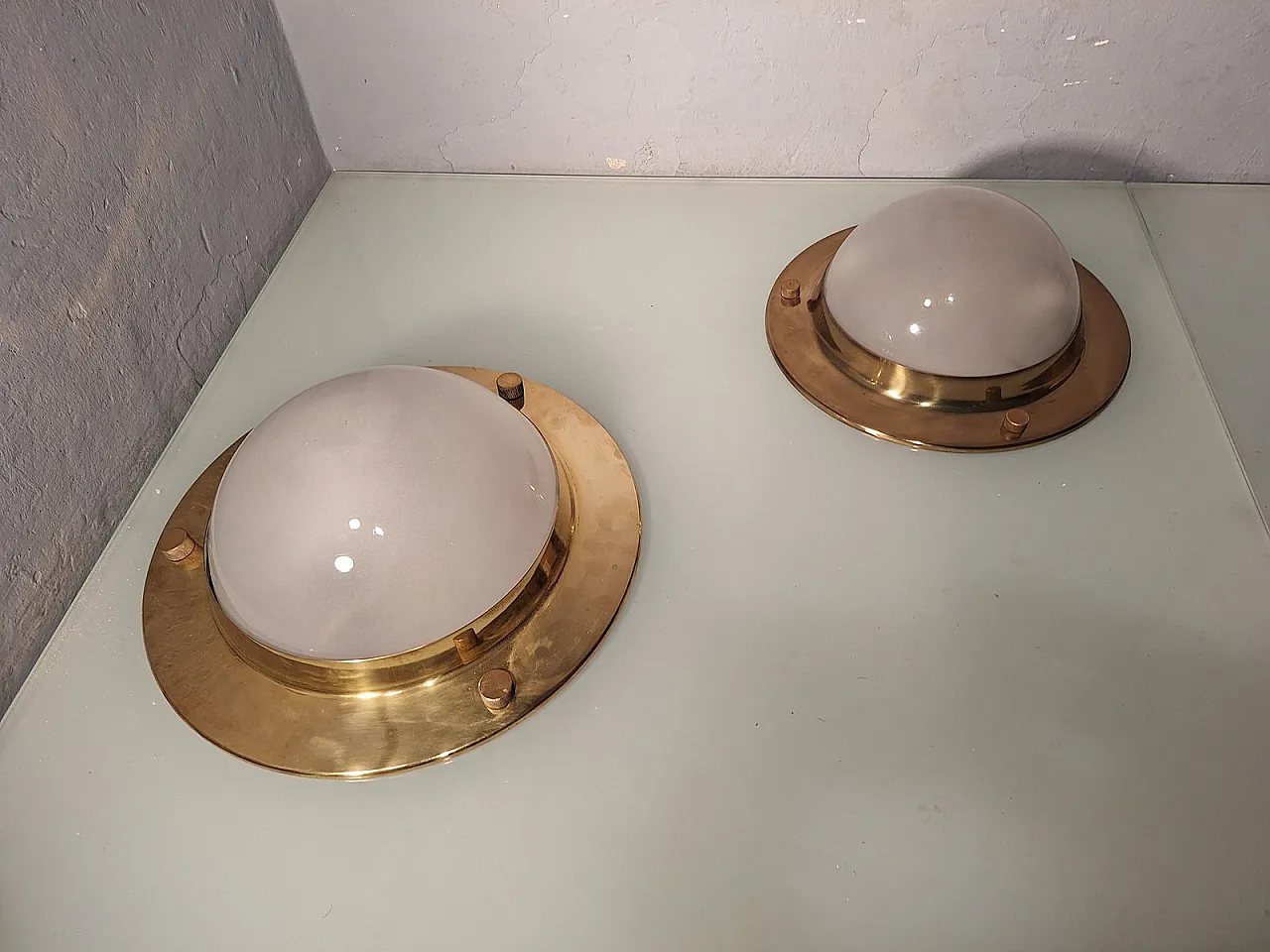 Pair of LSP6 Tommy lights by Luigi Caccia Dominioni for Azucena, 1950s 5