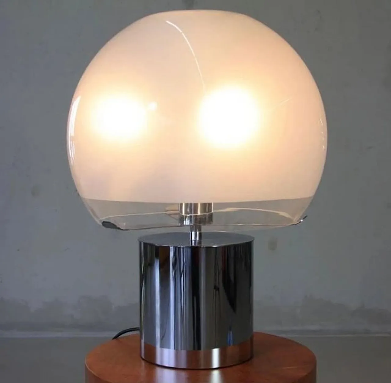 Porcino table lamp by Luigi Caccia Dominioni for Azucena, 1990s 3
