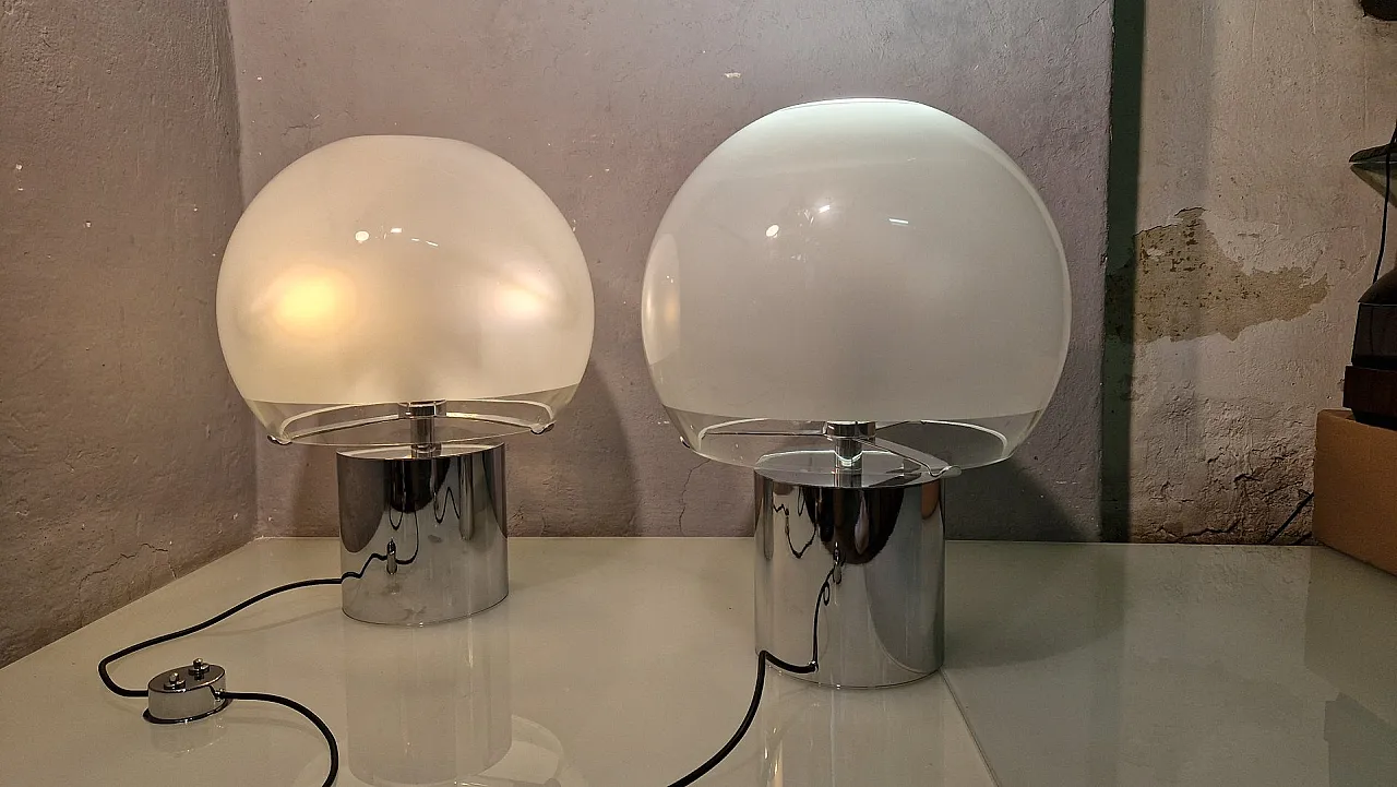 Porcino table lamp by Luigi Caccia Dominioni for Azucena, 1990s 10
