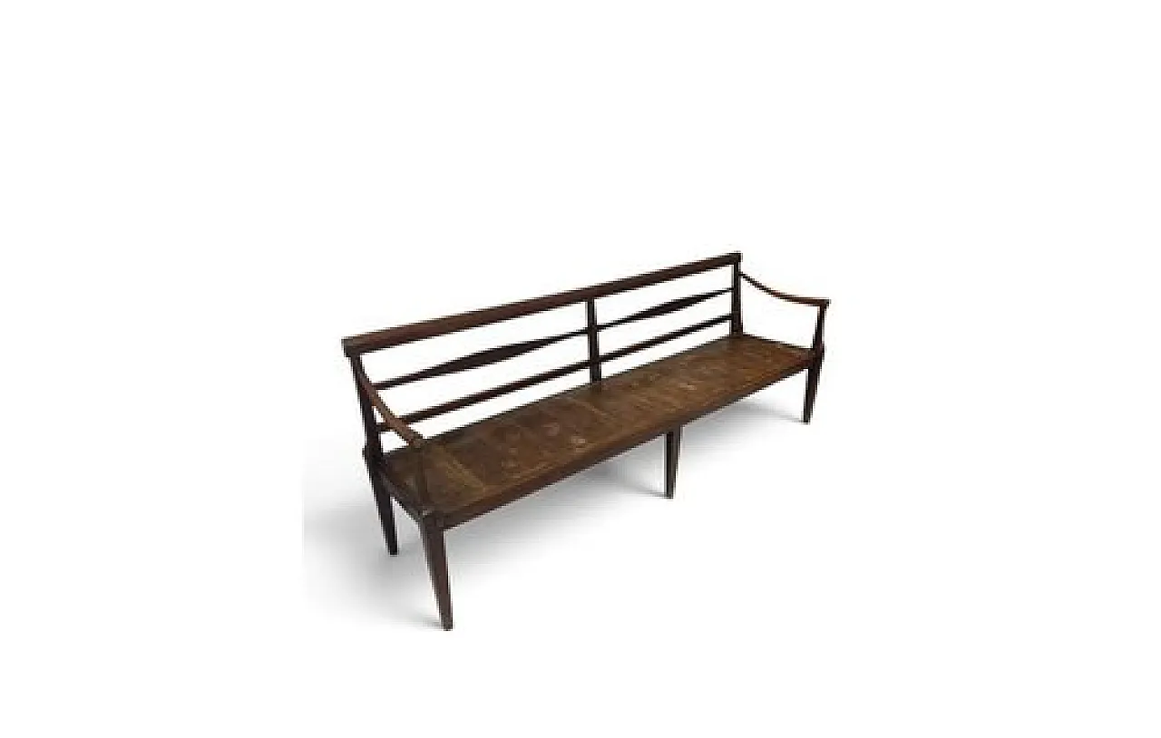 Bench with armrests, early 20th century 1