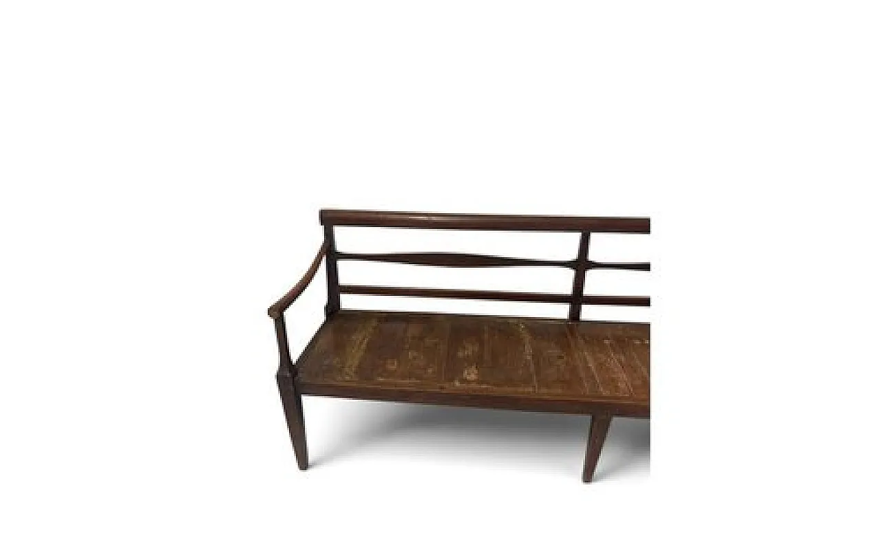 Bench with armrests, early 20th century 5