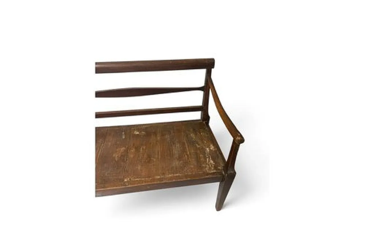 Bench with armrests, early 20th century 9