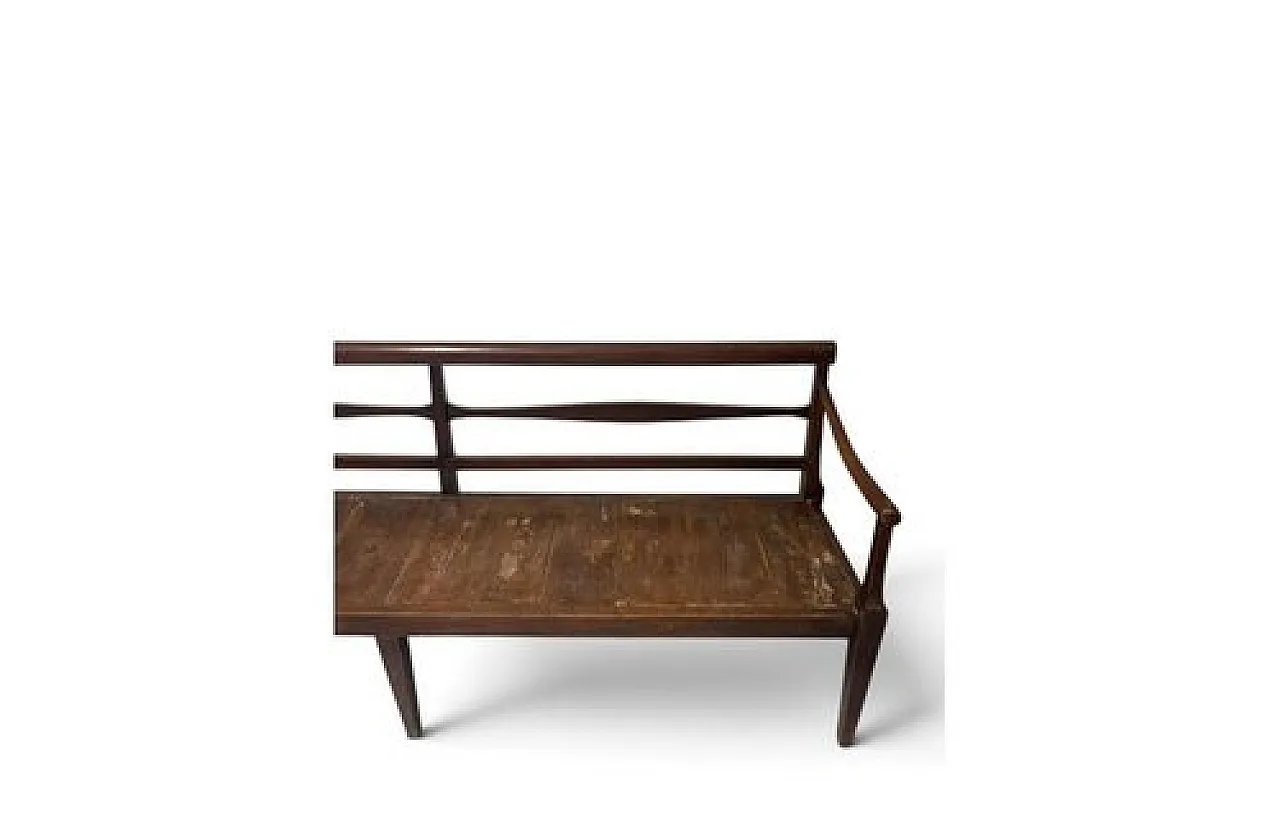 Bench with armrests, early 20th century 10
