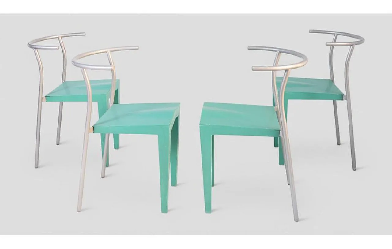 4 Dr. Glob chairs by Philippe Starck for Kartell, 1980s 4