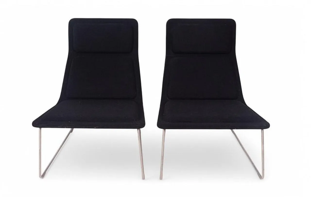 Pair of lounge chairs by Jasper Morrison for Cappellini, 1990s 1