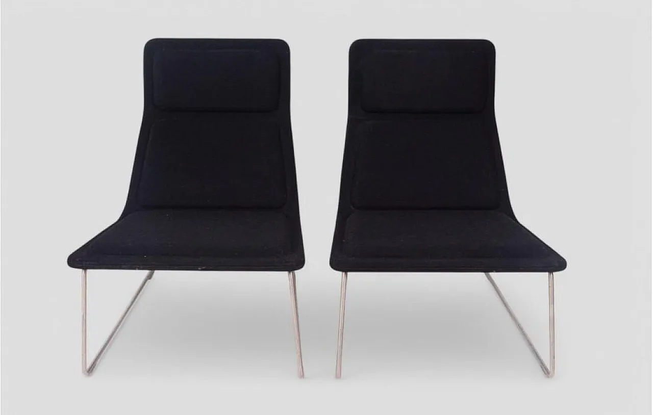 Pair of lounge chairs by Jasper Morrison for Cappellini, 1990s 2
