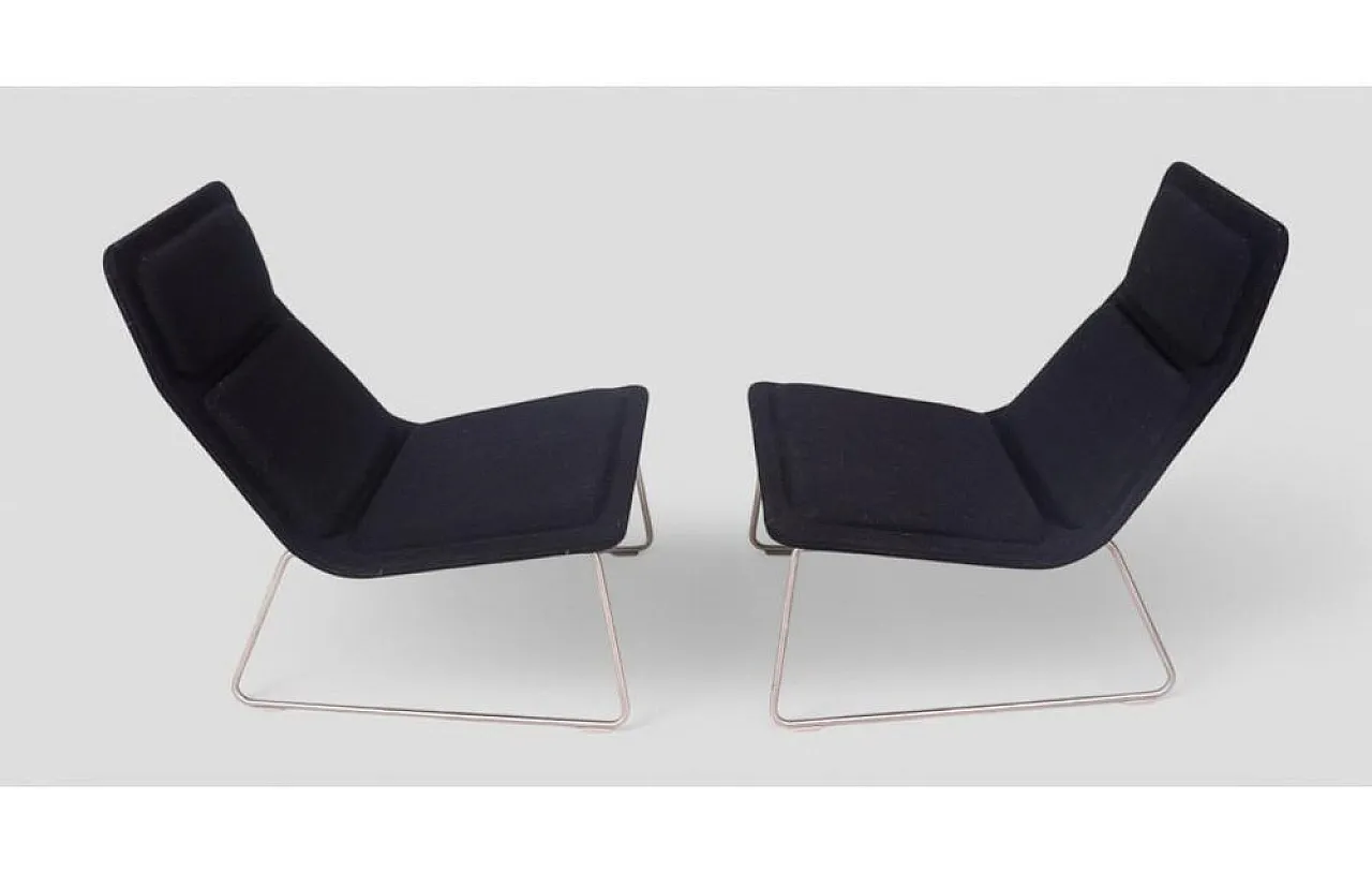 Pair of lounge chairs by Jasper Morrison for Cappellini, 1990s 4